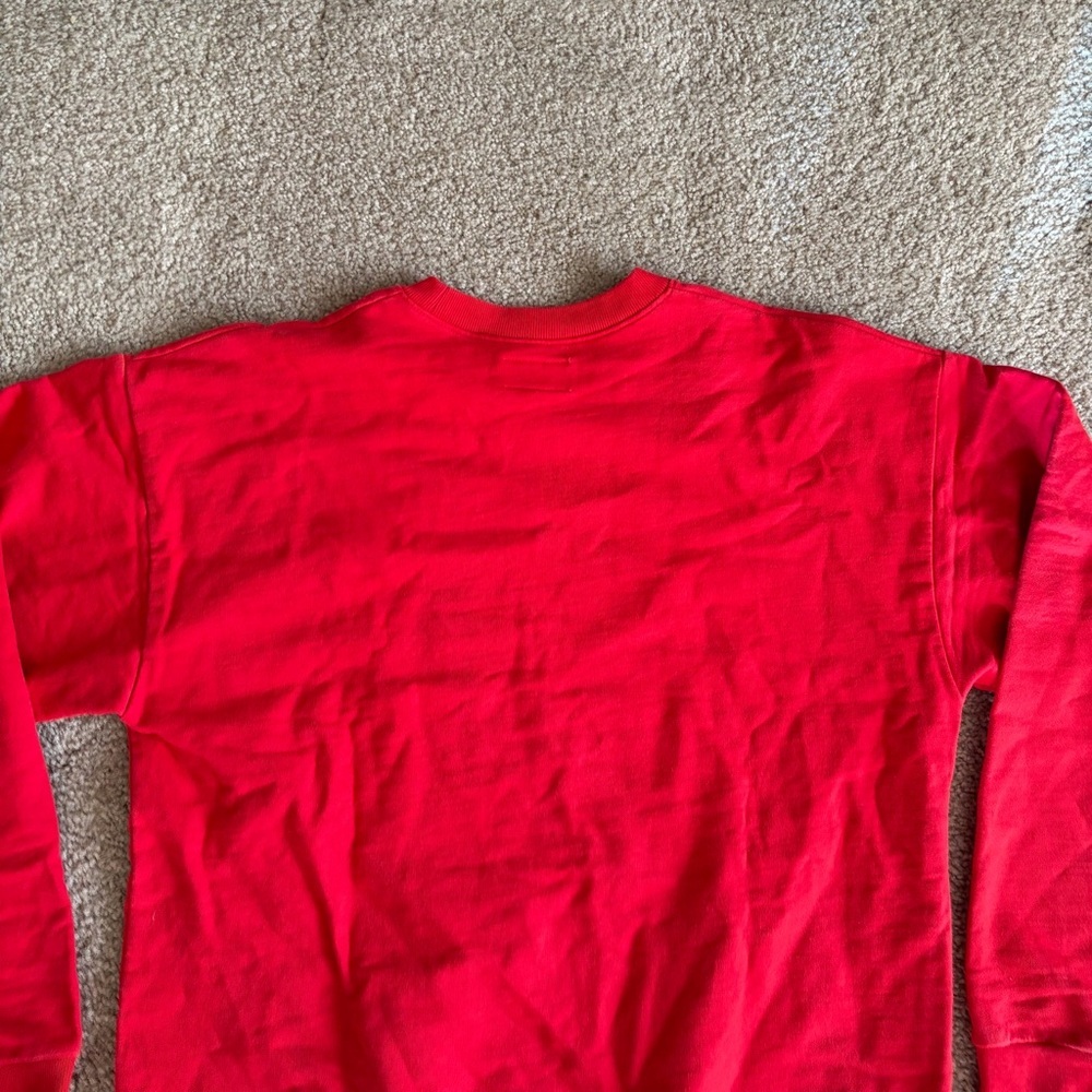 Golf Wang Bold logo streetwear Tyler the creator Red Crewneck Sweater size large - Picture 6 of 10